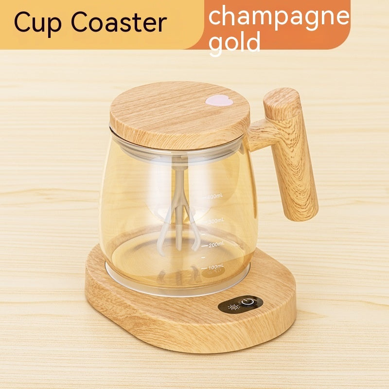 Self Stirring Coffee Mug Electric Mixing Glass Coffee CupHigh Speed Fast Automatic Coffee Cup For Gyms Dining Room Kitchen Gadgets